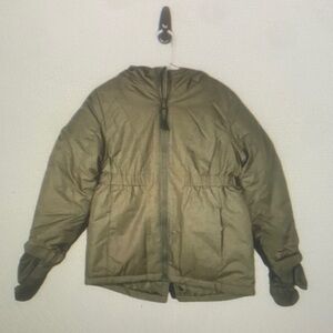 Olive Green Puffer Jacket